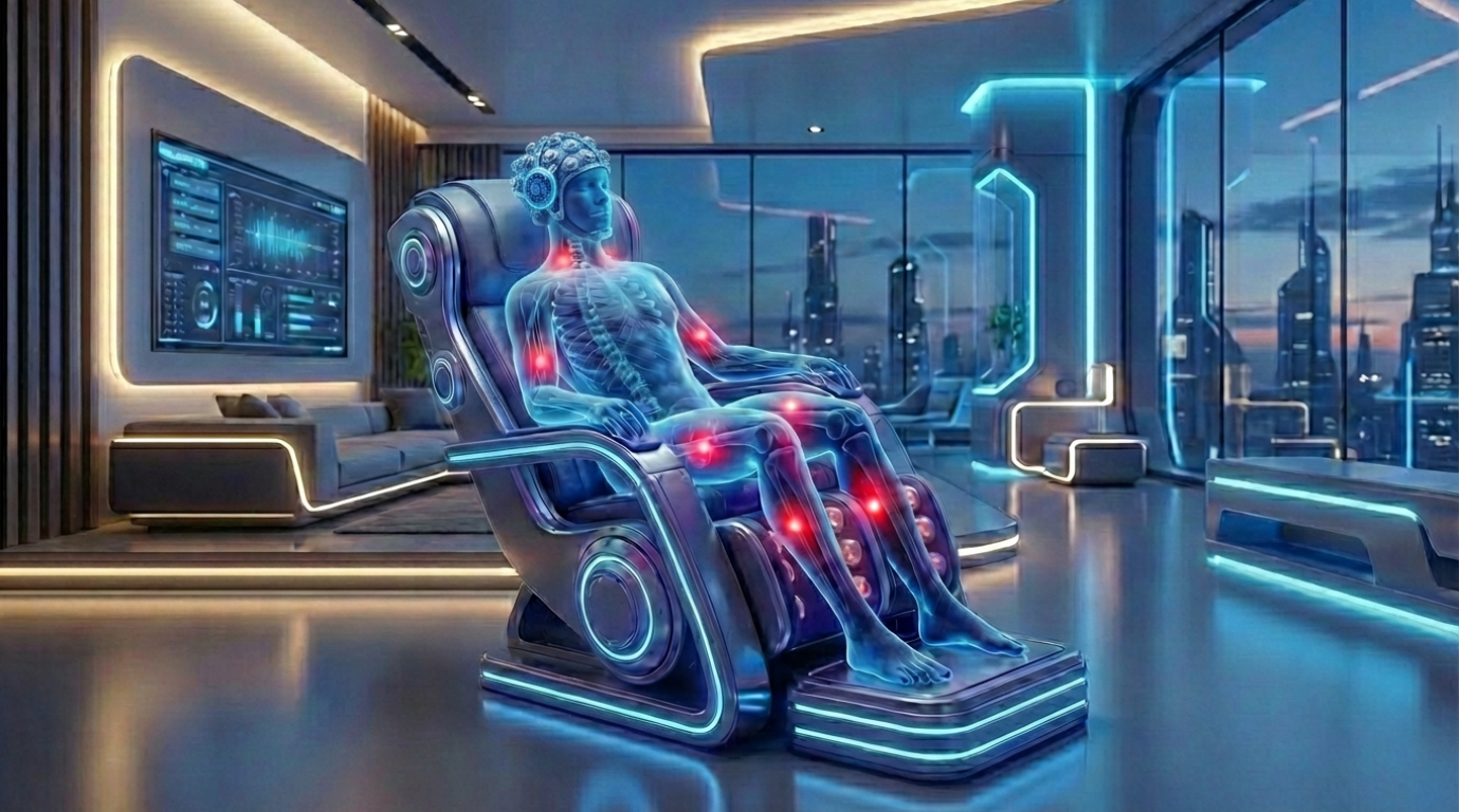 智能按摩椅全景展示